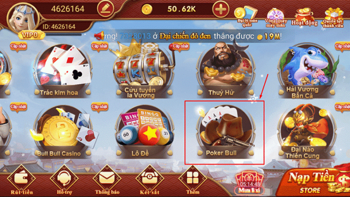 choi poker bull o dau uy tin 1