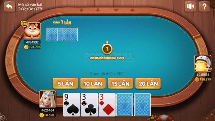 Nên thử qua nhiều kiểu chơi Poker Bull khác nhau